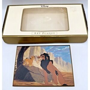 The Lion King Evil Uncle Plaque #26/500 Walt Disney 1994 Rare LE Collectible